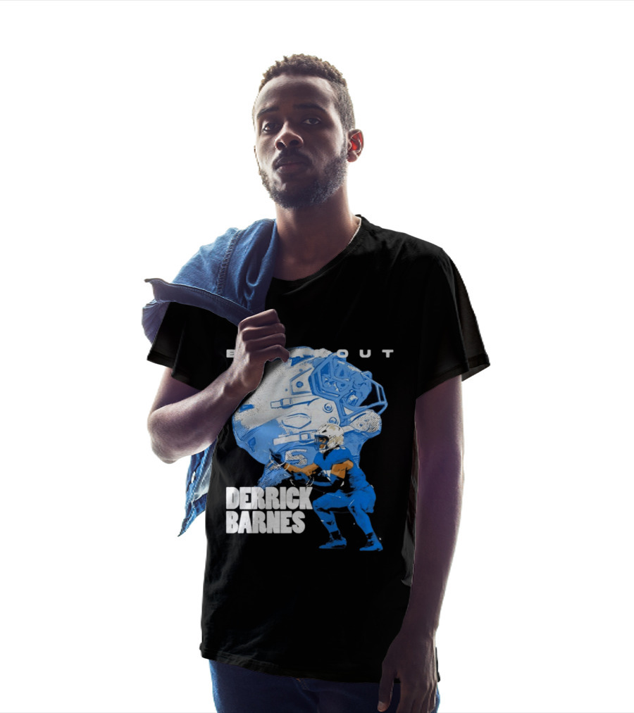 Derrick Barnes Detroit Lions Breakout Helmet T-Shirt