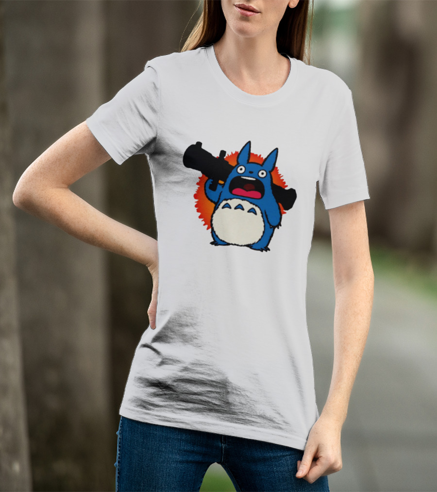 Chu Totoro My Neighbor Totoro Grenade Launcher Anime T-Shirt