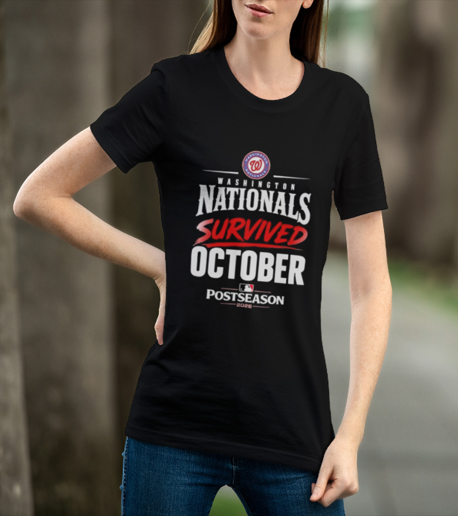 Washington Nationals Survived October MLB Postseason 2026 T-Shirt