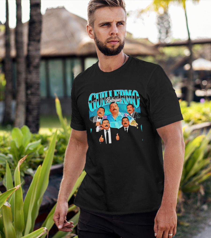Guillermo Rodriguez 90s Collage Nostalgic Humor Thumbs Up T-Shirt
