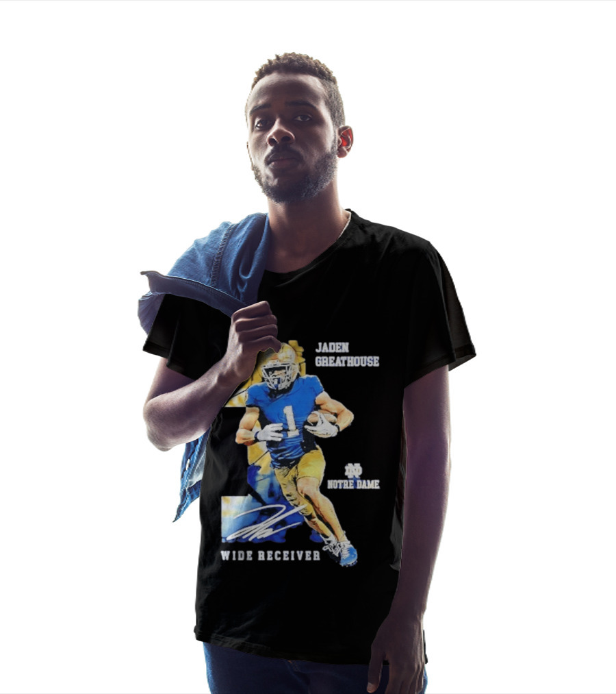 Jaden Greathouse 1 Notre Dame Wide Receiver Football Player T-Shirt