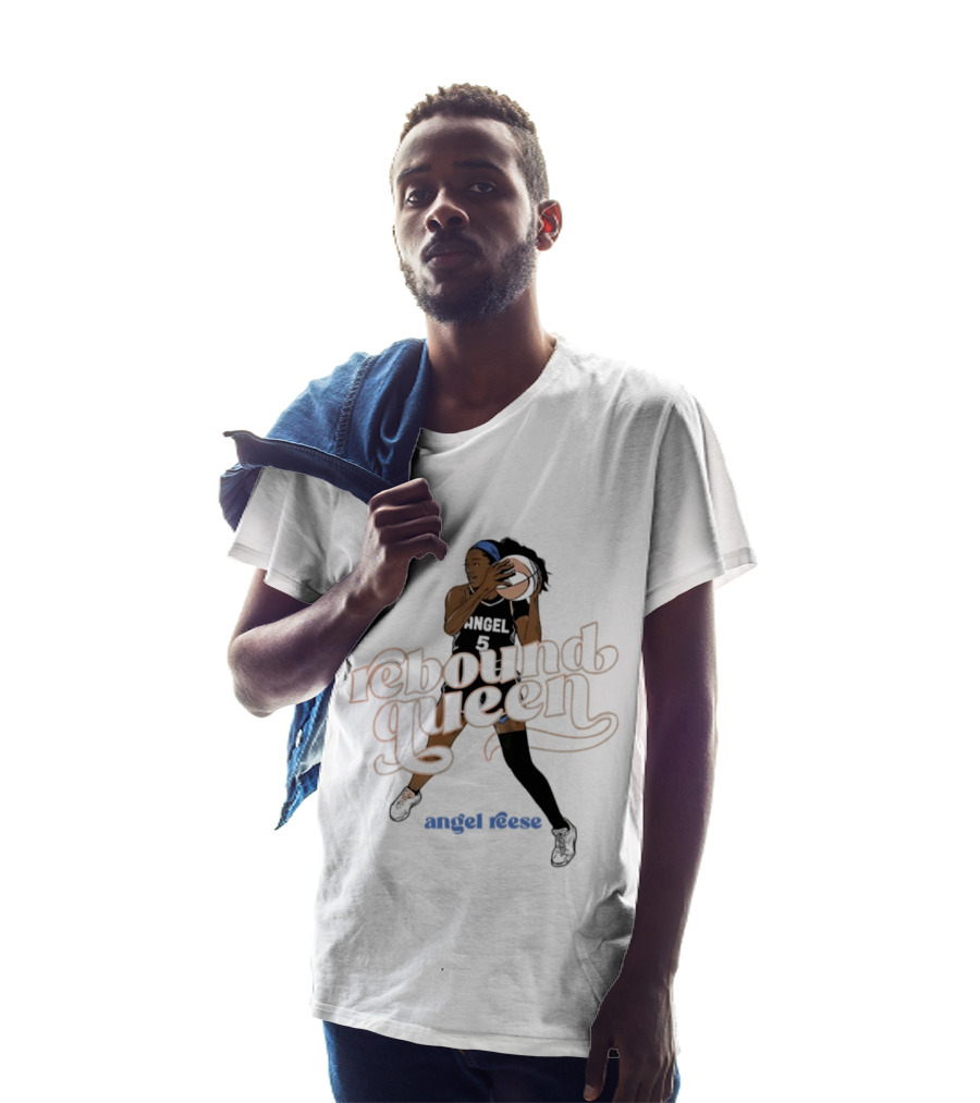 Angel Reese Rebound Queen Basketball Star T-Shirt