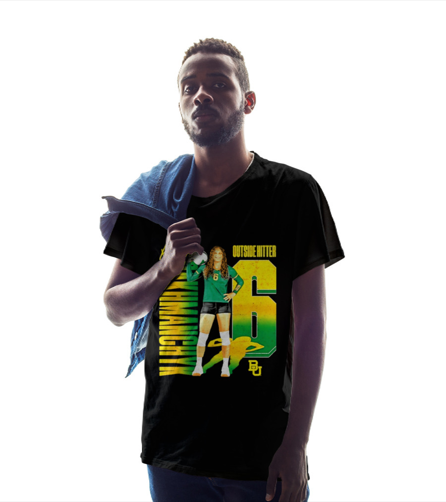 Kseniya Rakhmanchyk Outside Hitter 6 Baylor Bears Volleyball Player T-Shirt