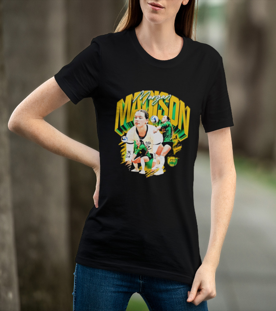 Morgan Madison Baylor Bears Volleyball NCAA Player Action And Team Spirit T-Shirt