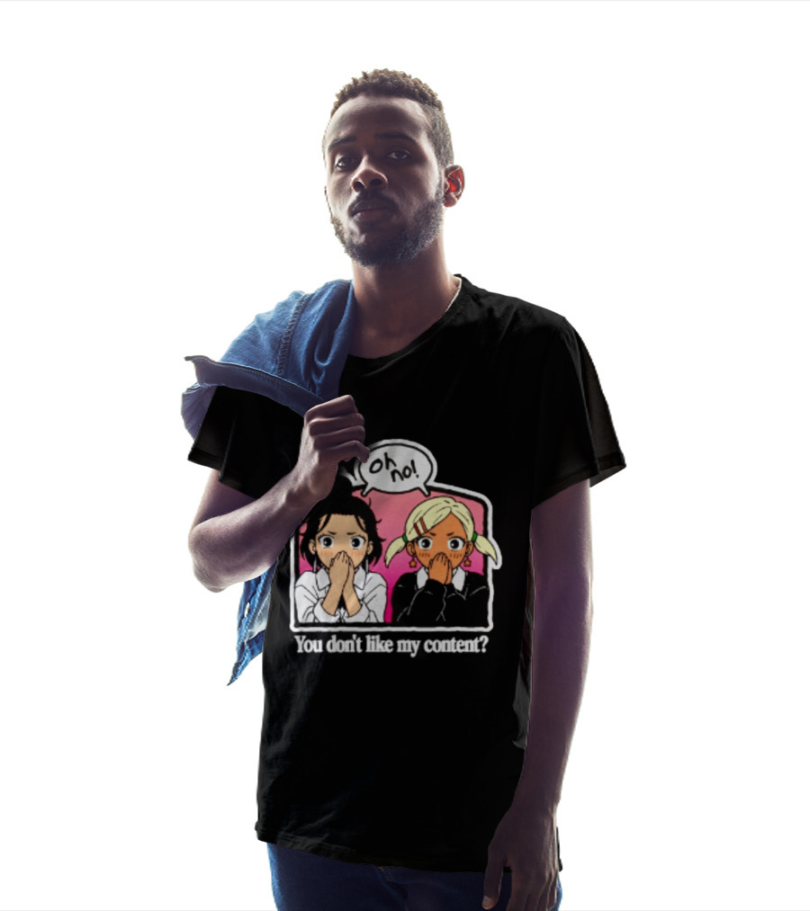 Oh No Muko And Miko Dandadan You Don't Like My Content Anime T-Shirt