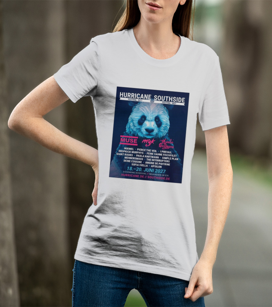 Hurricane Southside Festival 2027 Muse MGK Phoebe Bridgers Ikkimel June 18 20 Eichenring Scheessel Neuhause Ob Eck T-Shirt