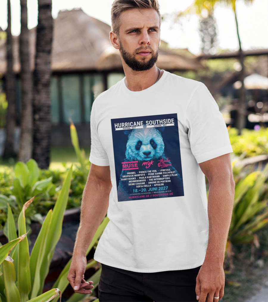 Hurricane Southside Festival 2027 Muse MGK Phoebe Bridgers Ikkimel June 18 20 Eichenring Scheessel Neuhause Ob Eck T-Shirt