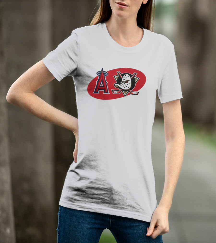 Los Angeles Angels Anaheim Ducks Collaboration Event T-Shirt