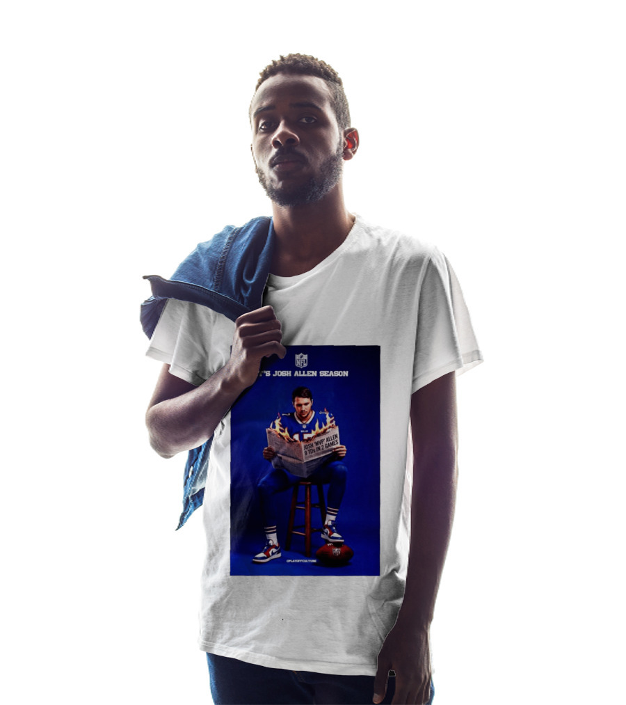 Josh Allen Season Buffalo Bills MVP 9 TDs NFL Football T-Shirt