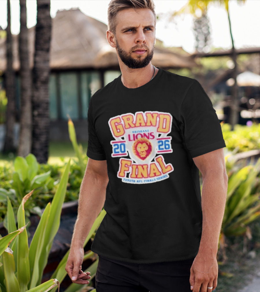 Brisbane Lions 2026 Grand Final Toyota AFL Finals Series T-Shirt