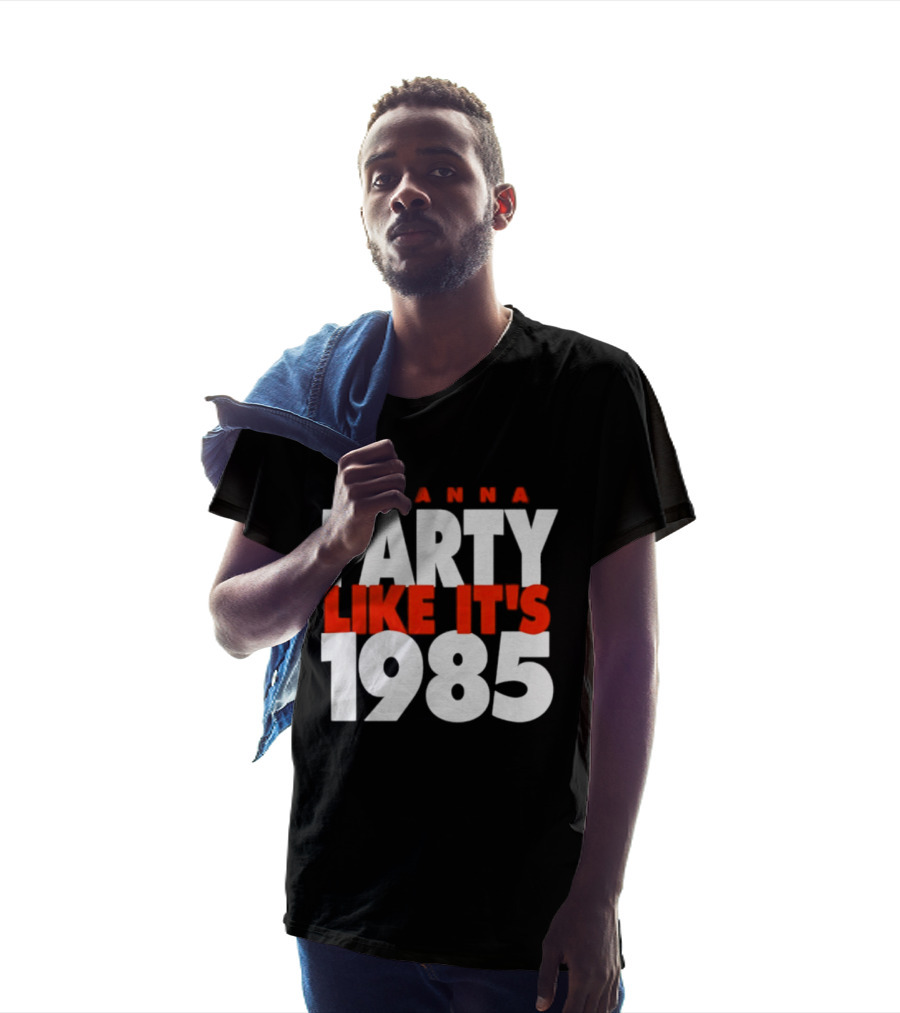 Chicago Bears I Wanna Party Like It's 1985 Retro Nostalgia T-Shirt
