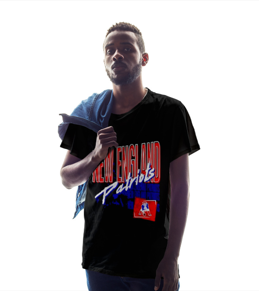 New England Patriots Red White Team Sports T-Shirt