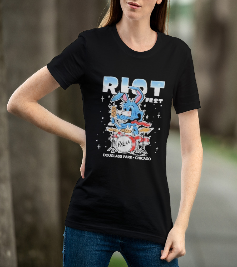 Riot Festival 2026 Douglass Park Chicago Relish Event T-Shirt