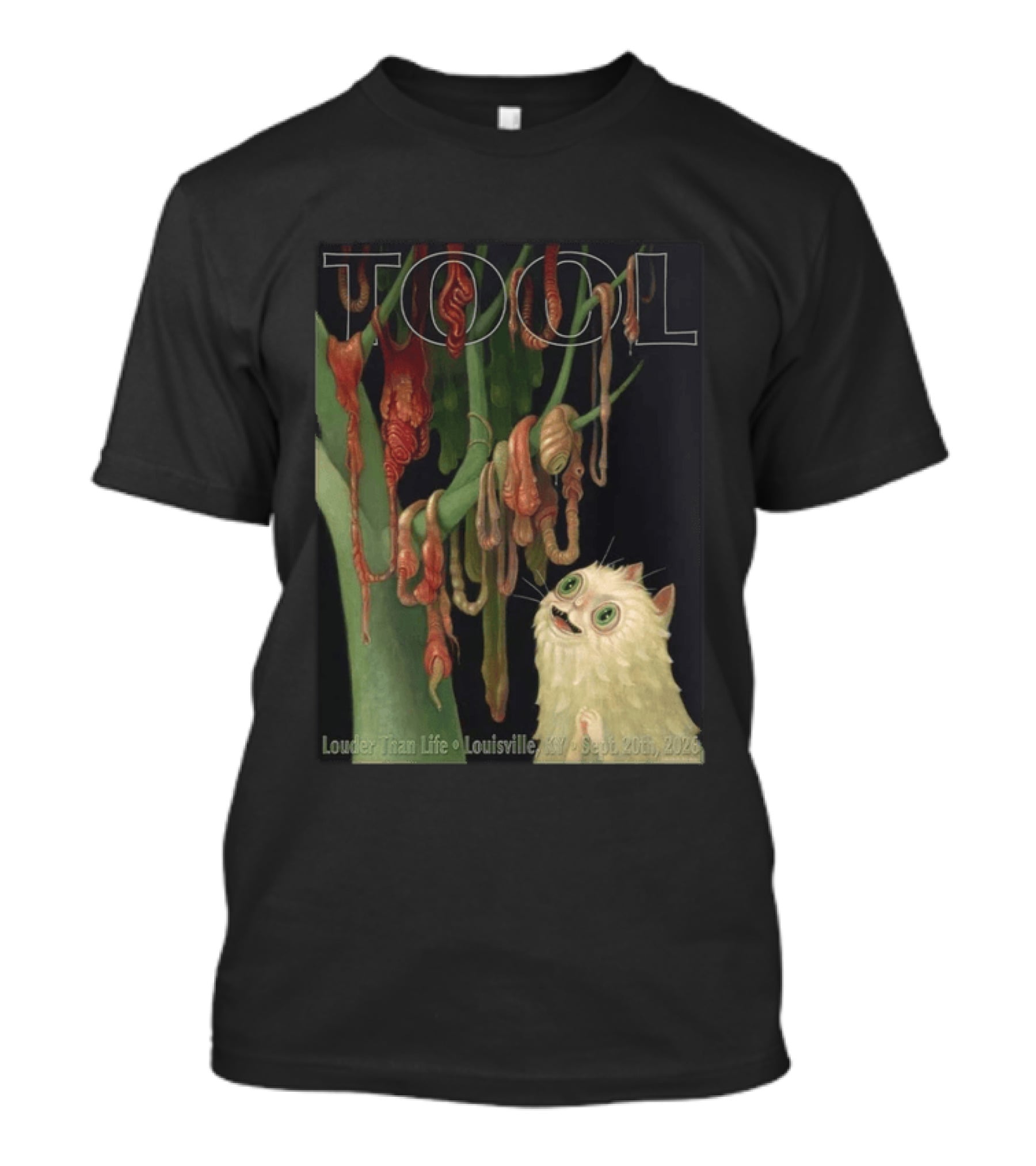TOOL Louder Than Life Louisville KY Sept 20 2026 Cat T-Shirt
