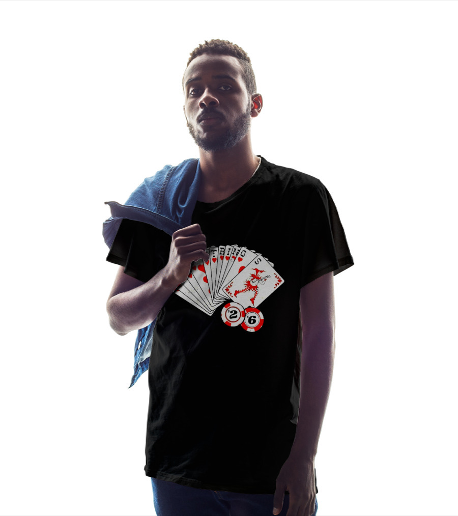 Billy Strings Fall 2026 Playing Cards Design By Miles Koldweyn With Poker Chips And Red Dragon T-Shirt