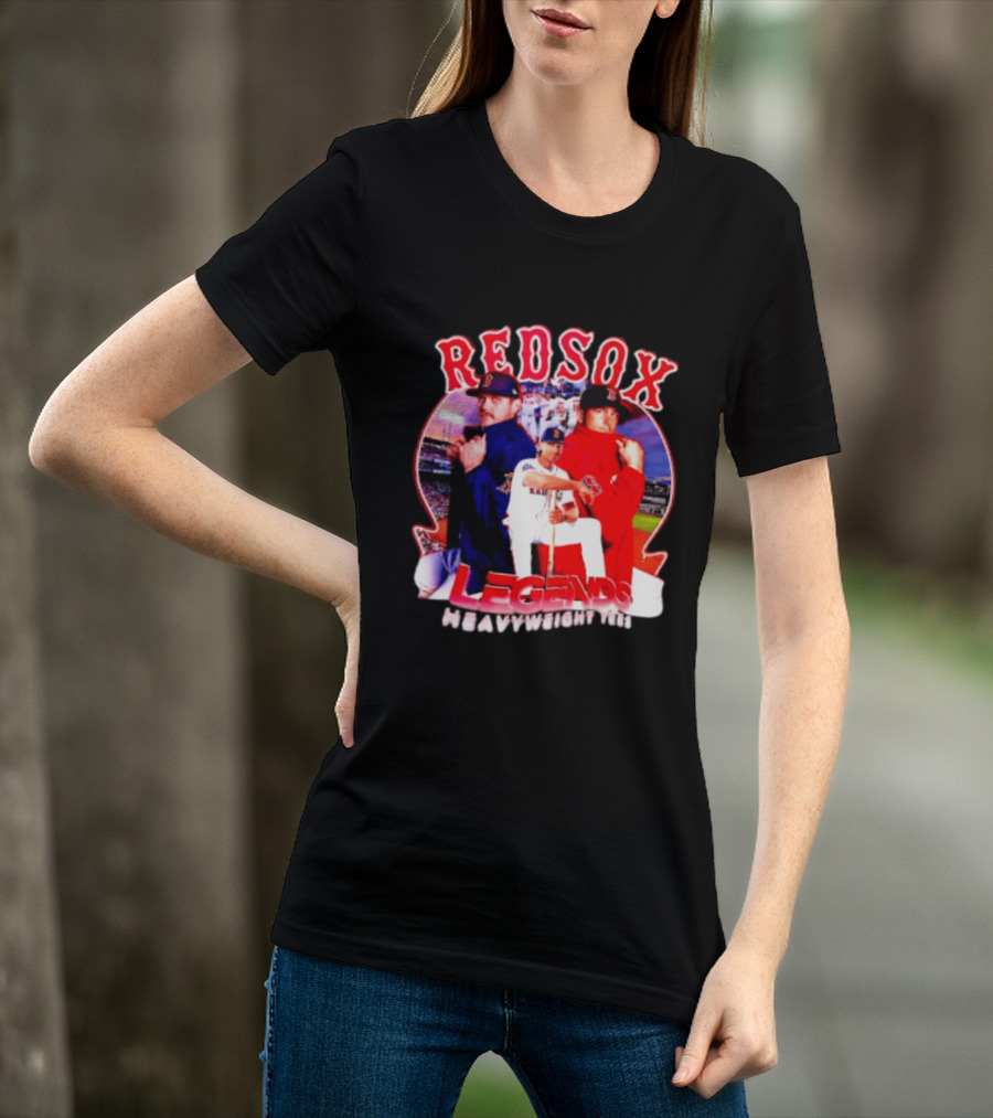 Boston Red Sox Legends Heavyweight Hits Abreu And Duran T-Shirt