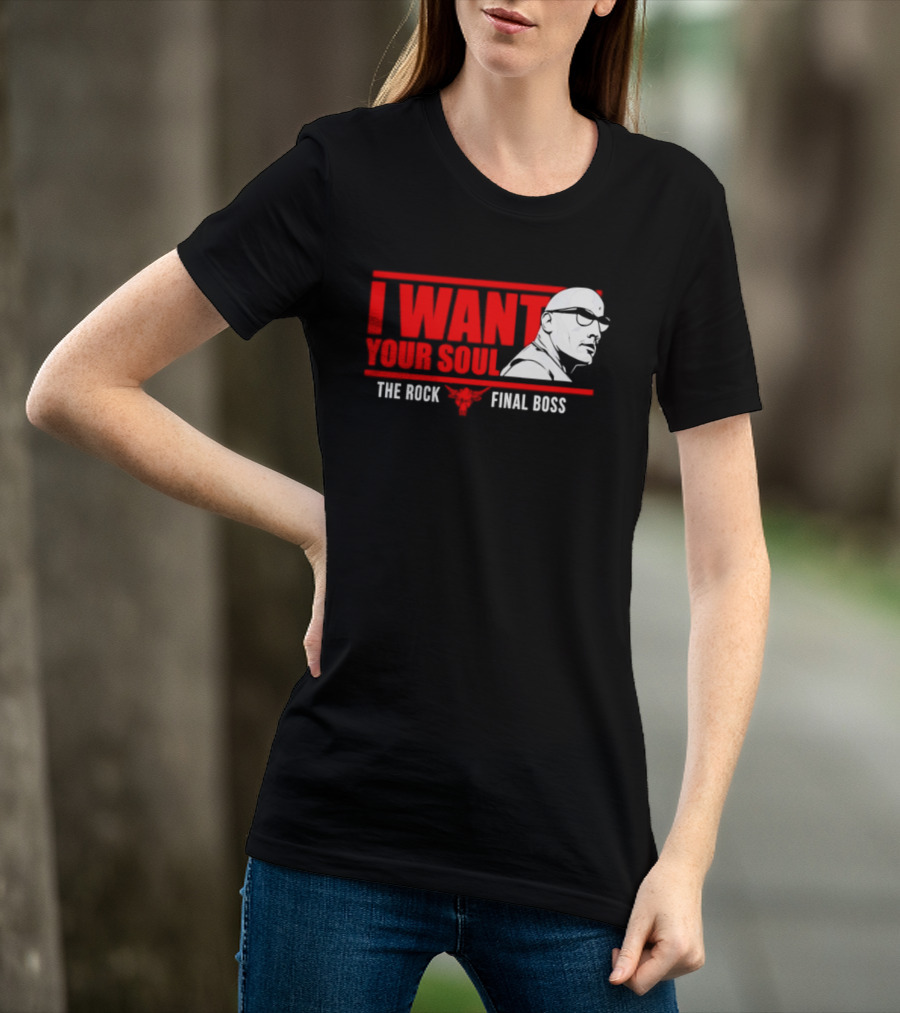 I Want Your Soul The Rock Final Boss Brahma Bull T-Shirt