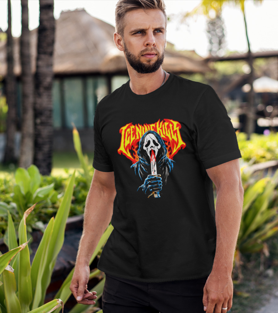 Louder Than Life 2026 Louisville Kentucky Ice Nine Kills Bloody Ghost Mask Knife T-Shirt
