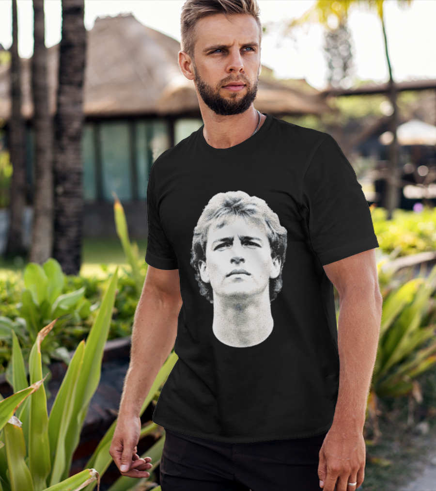 Larry Bird Big Head Boston Celtics Bird Series T-Shirt