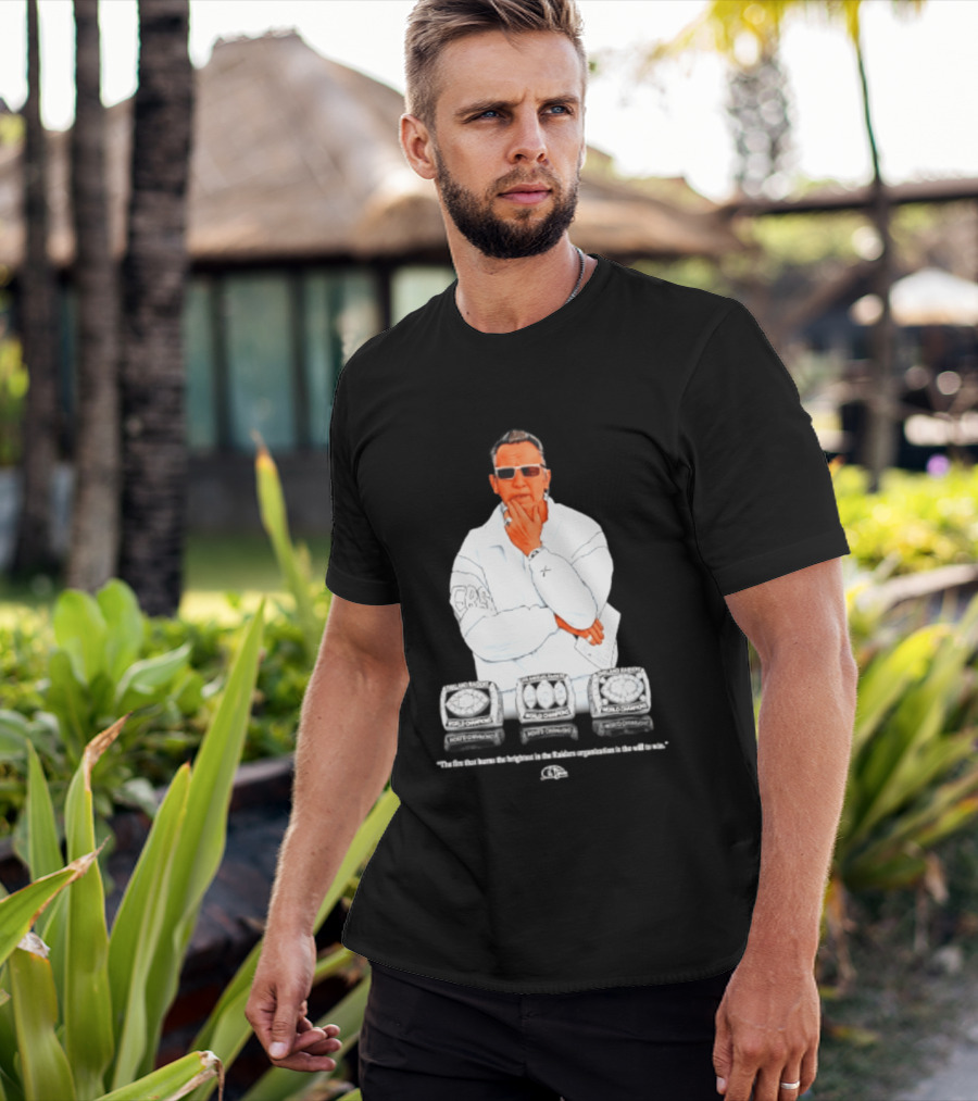 Maxx Crosby Las Vegas Raiders Al Davis World Champion Rings T-Shirt