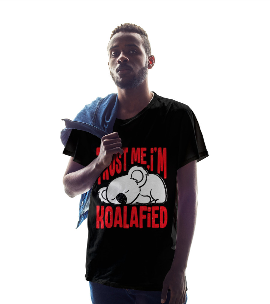 Trust Me I'm Koalafied Sleeping Koala T-Shirt