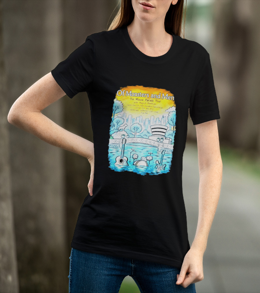 Of Monsters And Men The Mouse Parade Tour September 23 2026 Central Park New York T-Shirt