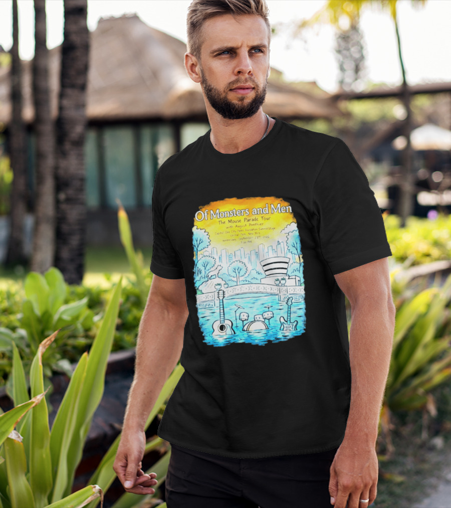 Of Monsters And Men The Mouse Parade Tour September 23 2026 Central Park New York T-Shirt