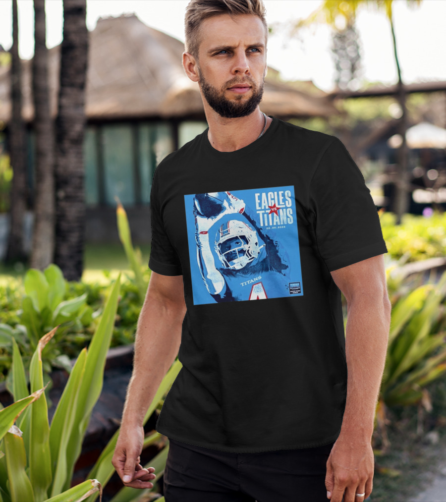 Eagles Vs Titans September 20 2026 Nissan Stadium Nashville TN T-Shirt
