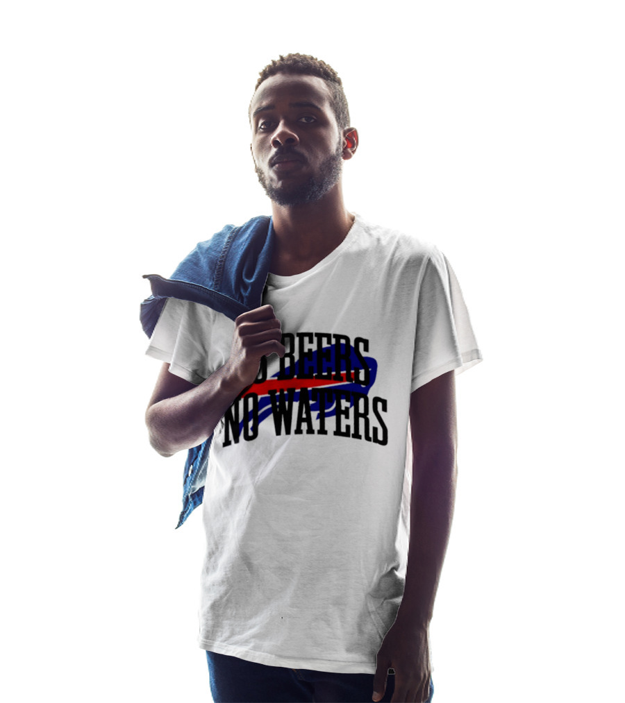 18 Beers No Waters Buffalo Bills Tailgate Football Fans T-Shirt
