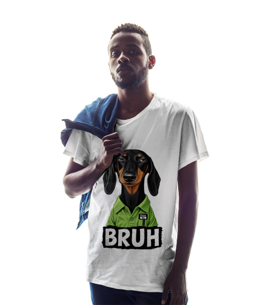 Dachshund Wiener Bruh Funny Dog Meme T-Shirt