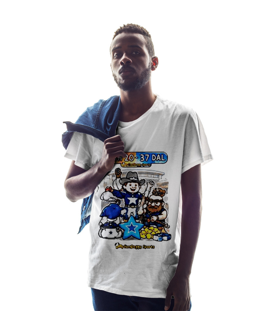 WSH 20 37 DAL Victory Celebration Cowboys Stadium T-Shirt