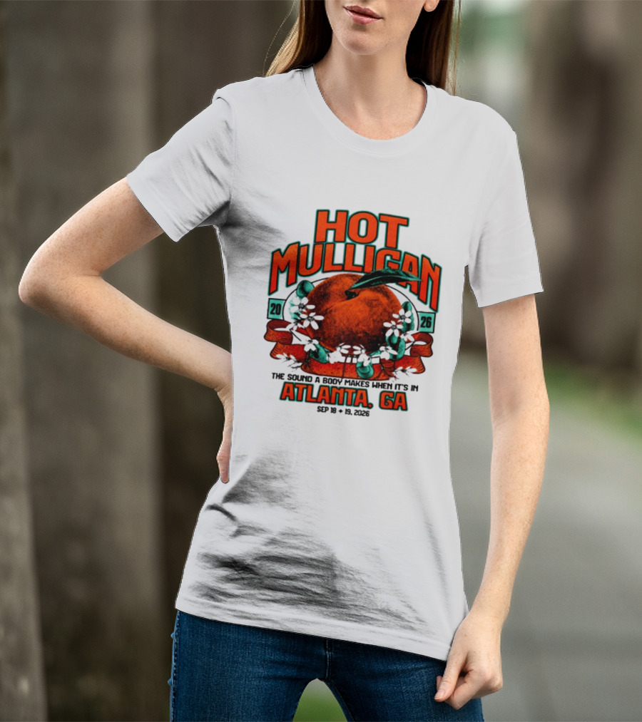 Hot Mulligan The Sound A Body Makes Atlanta GA 2026 T-Shirt