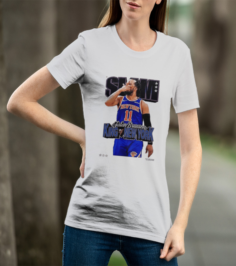 SLAM Magazine Jalen Brunson King Of New York Basketball 11 T-Shirt