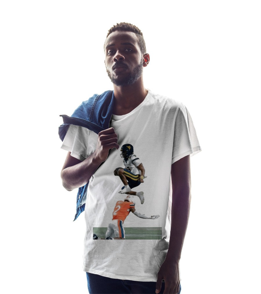 Michael Hawkins Jr Donavon Platt Football Leap Duke's Mayo T-Shirt
