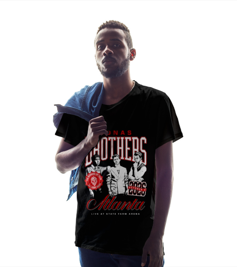 Jonas Brothers Atlanta State Farm Arena 2024 October Live Burning Up All Over Again T-Shirt