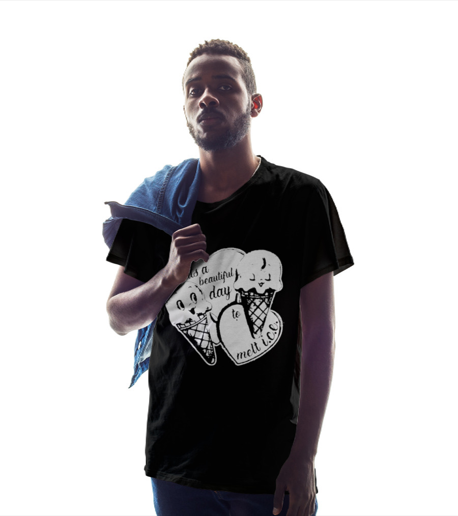 Ice Cream Cones Summer Melt Happy Day T-Shirt