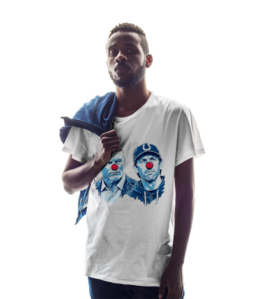 Chris Ballard Shane Steichen Clown Red Nose Football Colts T-Shirt