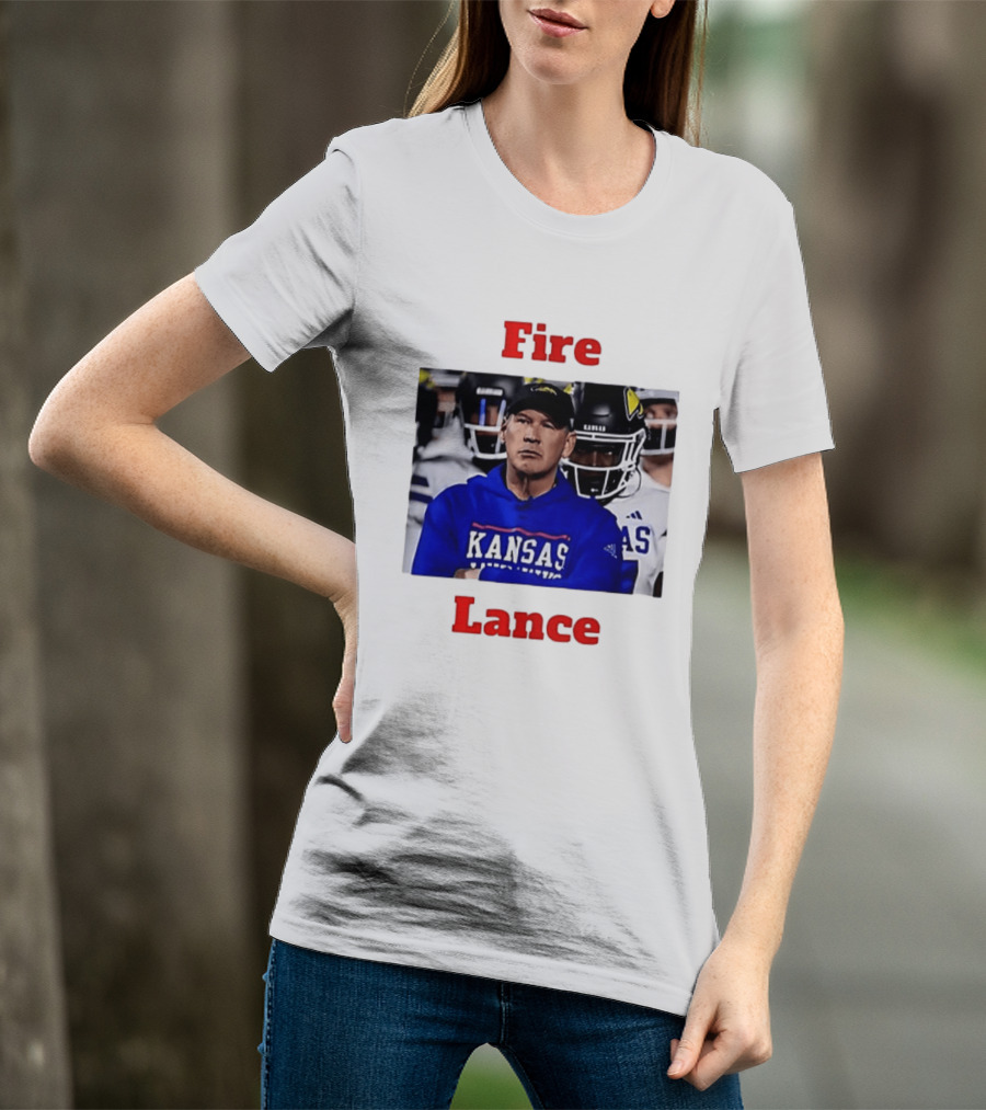 Fire Lance Kansas Jayhawks Football Coach Kansas T-Shirt