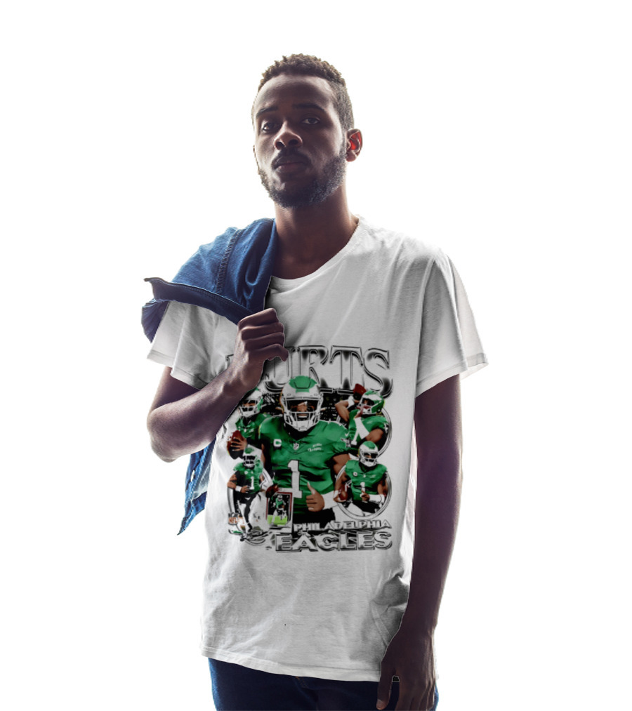 Jalen Hurts Philadelphia Eagles 2026 Hurts Player Collage T-Shirt