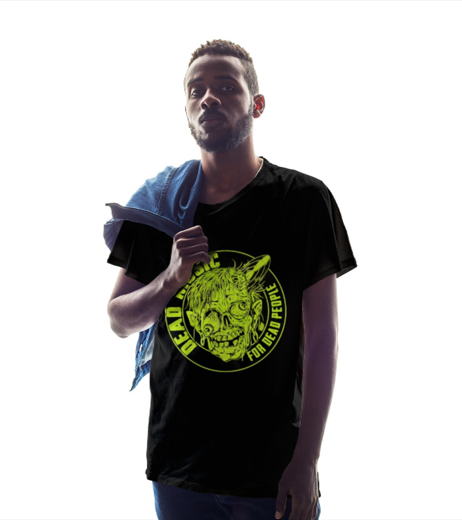 Zombie Vinyl Record Dead Music For Dead People T-Shirt