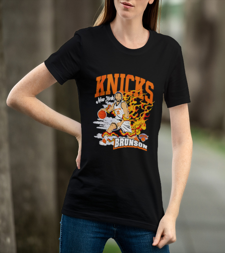 Knicks Jalen Brunson Fired Up New York Knicks T-Shirt