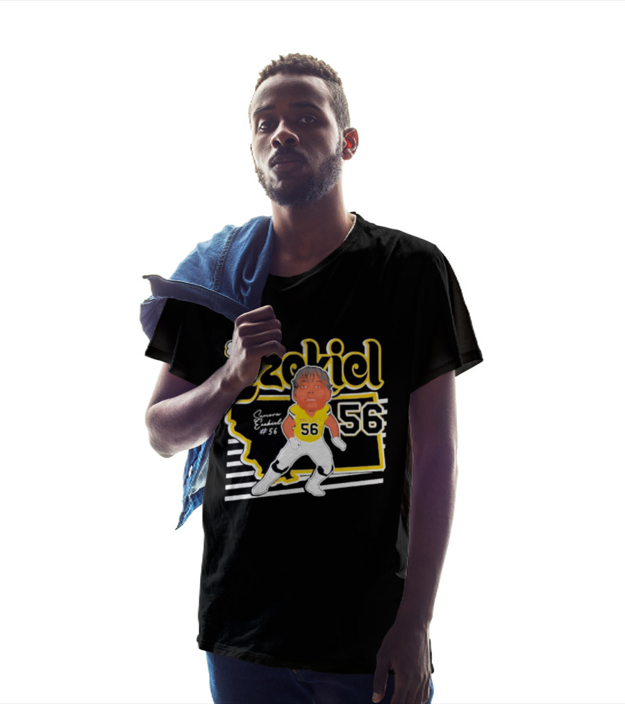 Ezekiel Montana State Bobcats Player 56 Samora 2026 Caricature T-Shirt