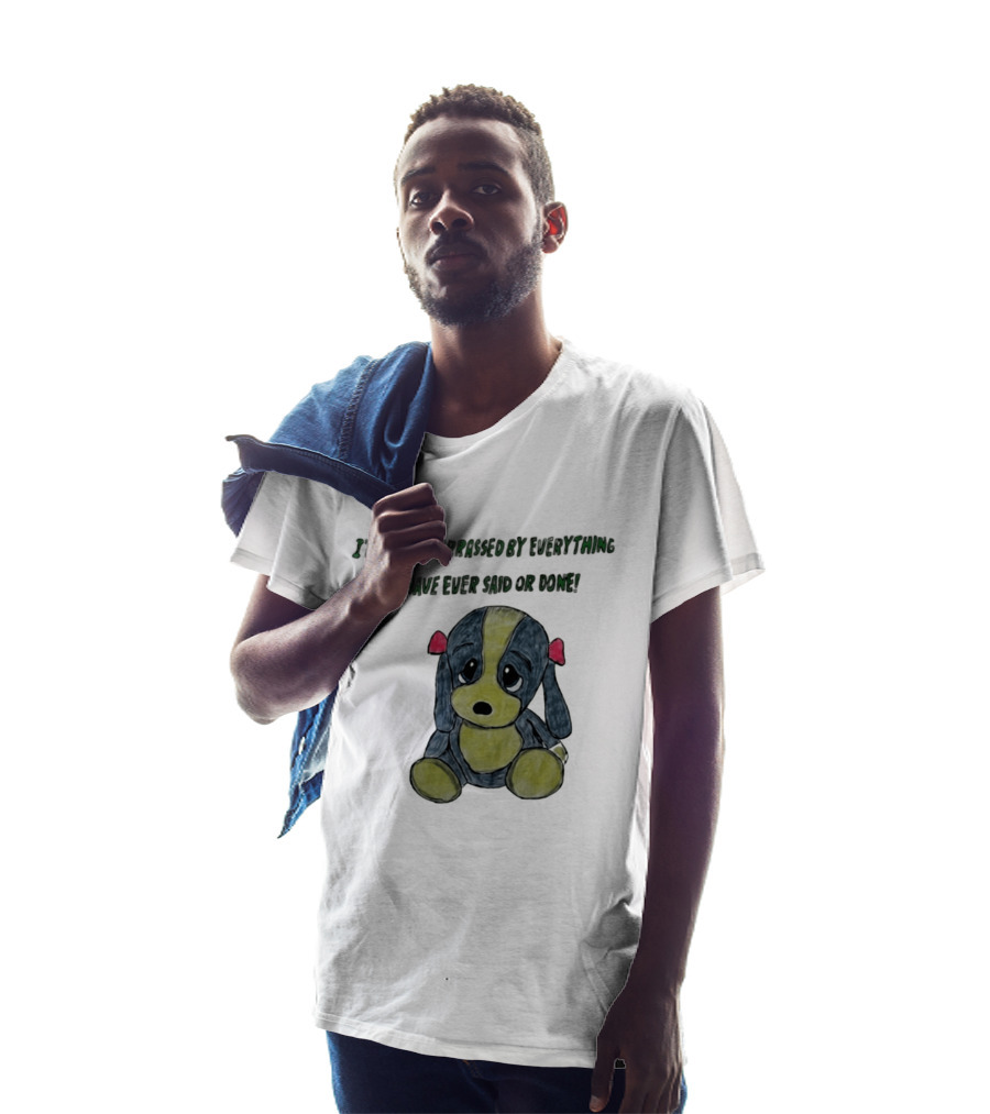 I'm So Embarrassed By Everything Puppy Drawing T-Shirt