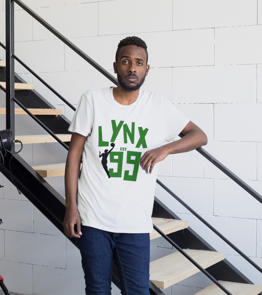 Lynx EST 99 Green Basketball T-Shirt