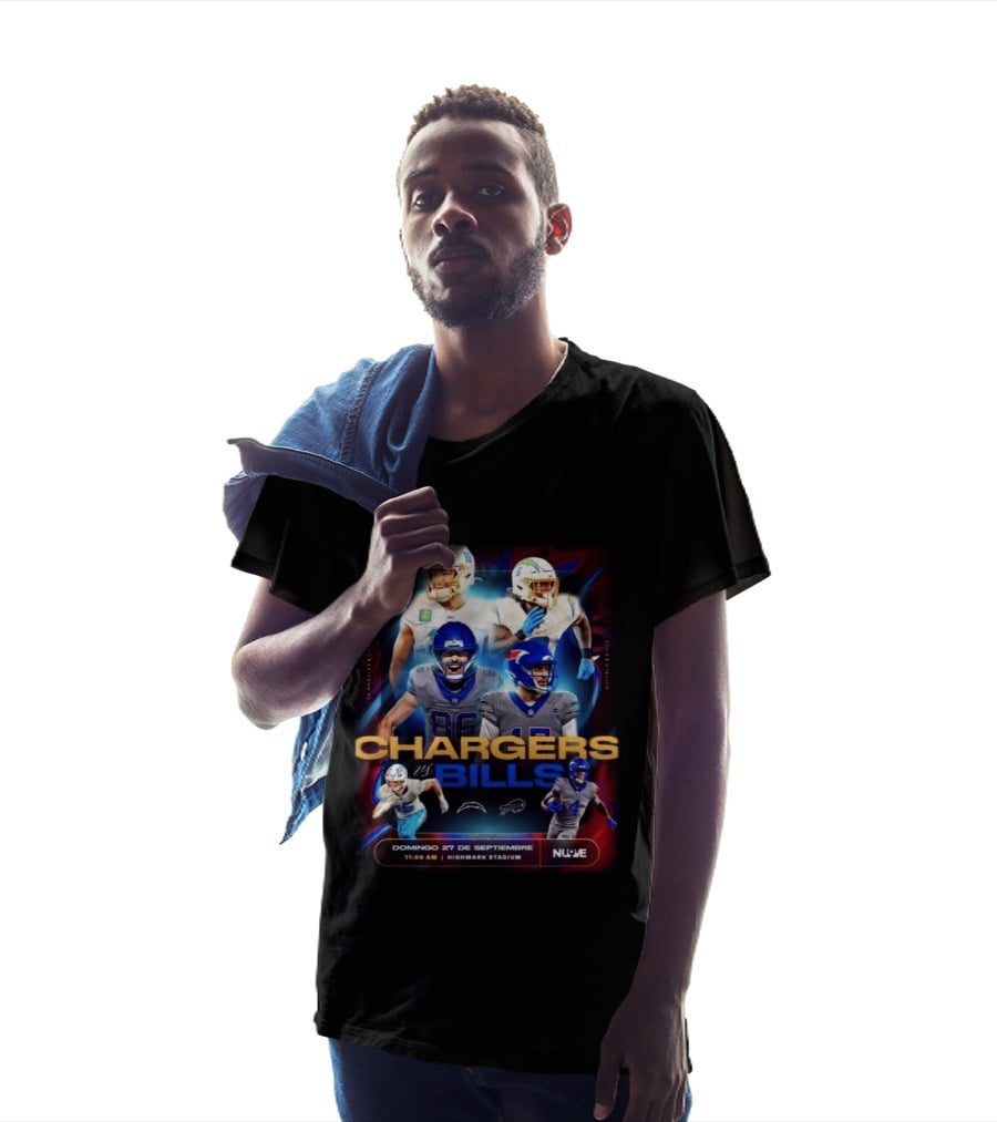 Los Angeles Chargers Vs Buffalo Bills Domingo 27 De Septiembre Highmark Stadium T-Shirt