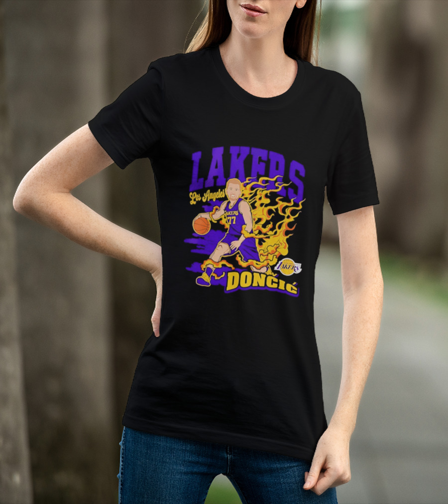 Los Angeles Lakers Luka Dončić Los Angeles Lakers Dončić T-Shirt