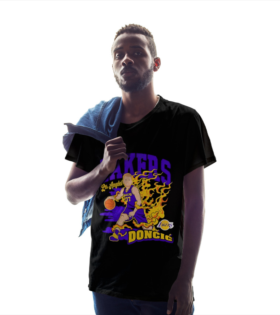 Los Angeles Lakers Luka Dončić Los Angeles Lakers Dončić T-Shirt