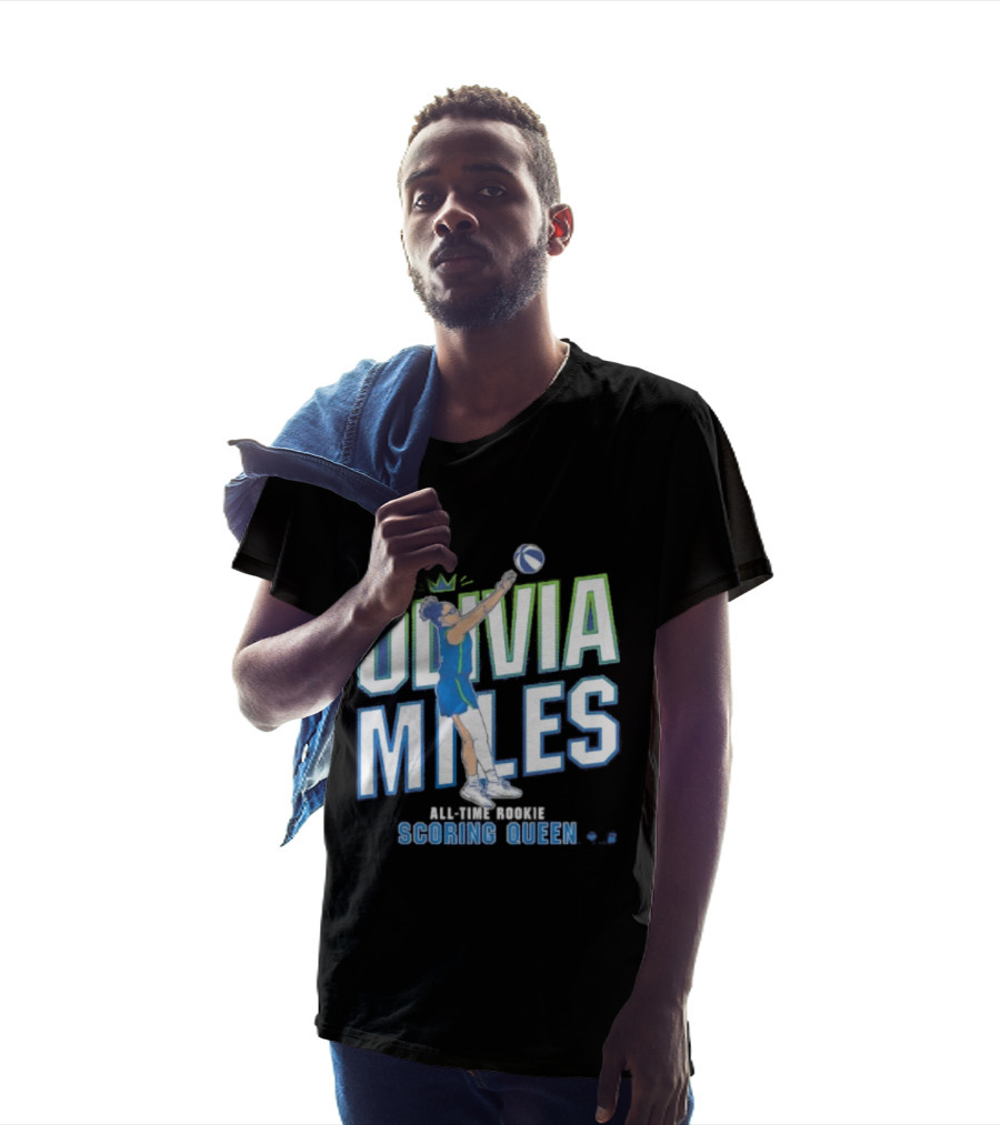 Olivia Miles All Time Rookie Scoring Queen Basketball T-Shirt