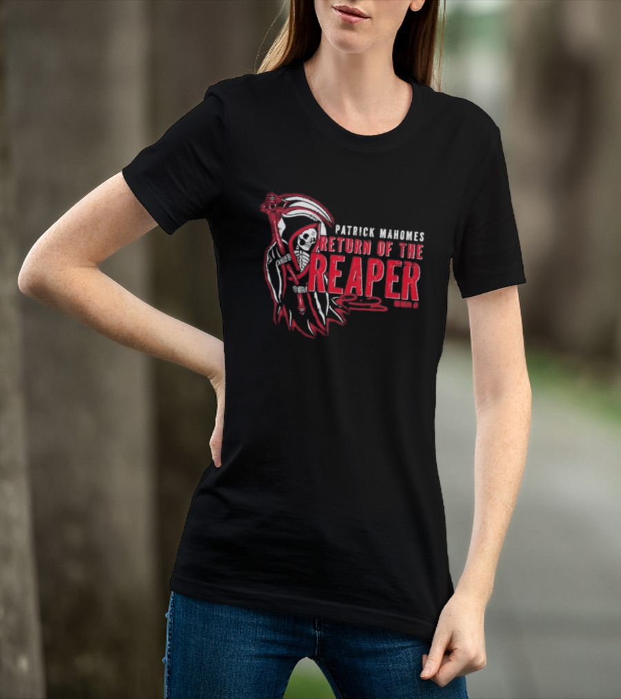 Patrick Mahomes Return Of The Reaper NFL Scythe Iconic Kansas City Chiefs T-Shirt