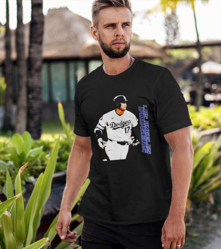 Shohei Ohtani Los Angeles Dodgers MLB Swing 17 T-Shirt